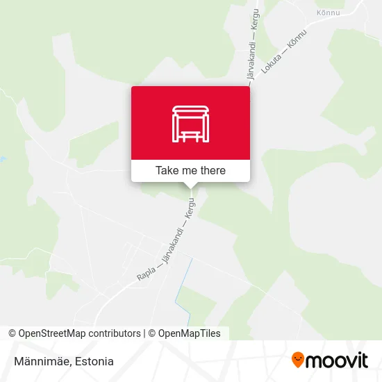 Карта Männimäe