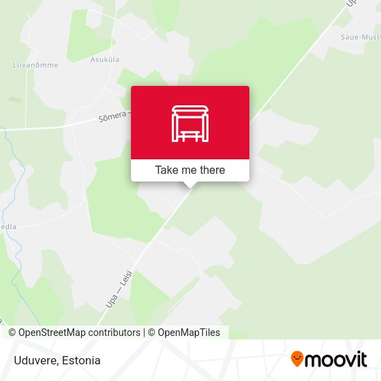 Карта Uduvere