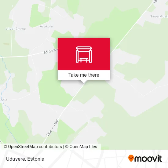 Карта Uduvere
