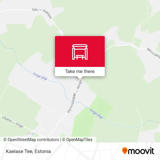 Карта Kaelase Tee