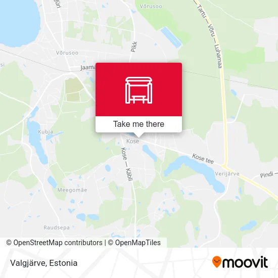 Карта Valgjärve