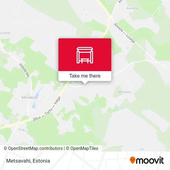 Карта Metsavahi