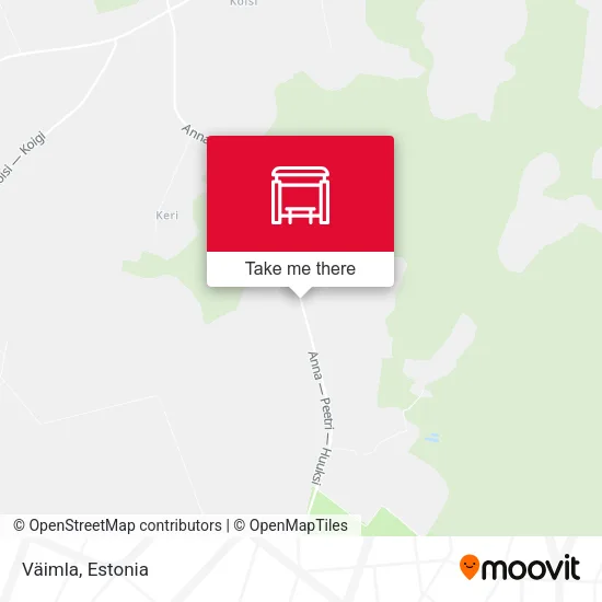 Карта Väimla