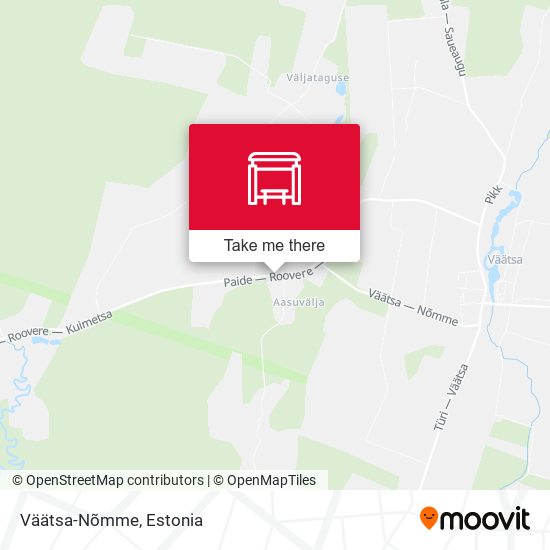 Väätsa-Nõmme map