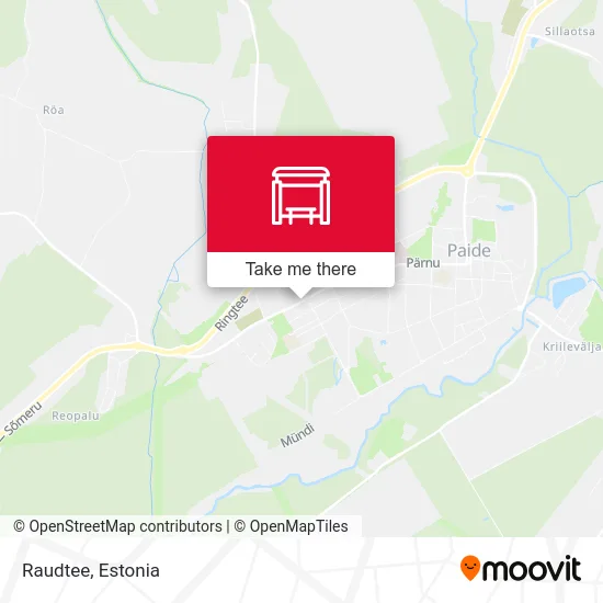 Карта Raudtee