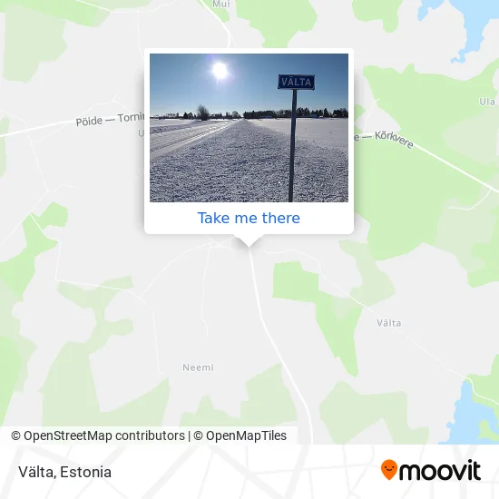 Карта Välta