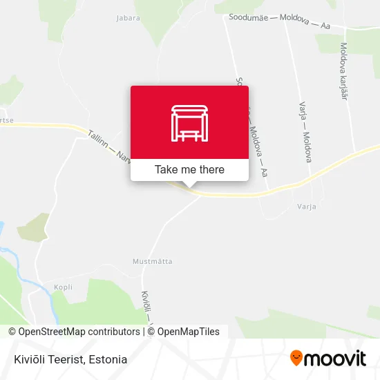 Карта Kiviõli Teerist
