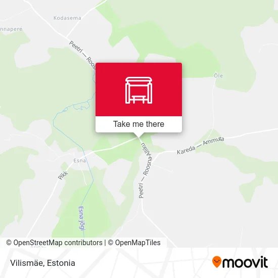 Карта Vilismäe