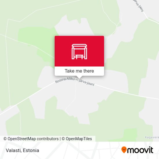 Карта Valasti