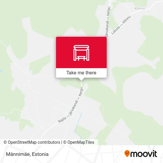 Карта Männimäe