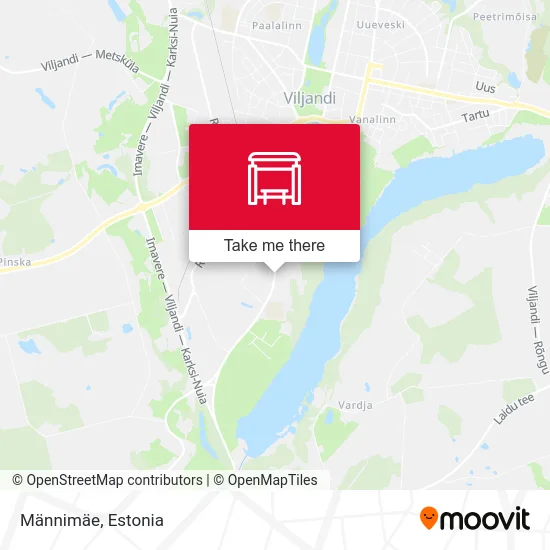 Карта Männimäe