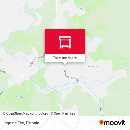 Карта Iigaste Tee