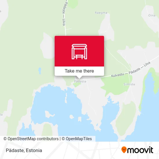 Карта Pädaste