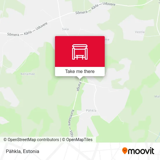 Карта Pähkla