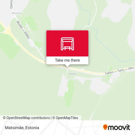 Карта Matsimäe