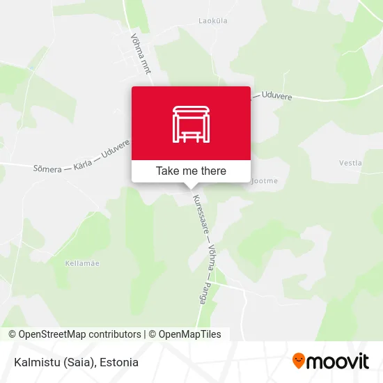 Карта Kalmistu (Saia)