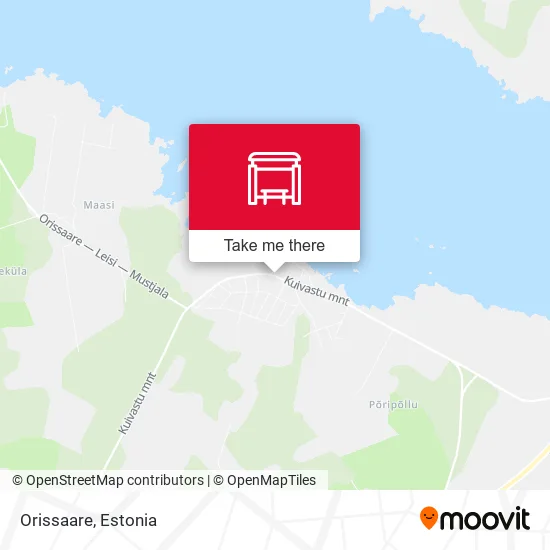Карта Orissaare