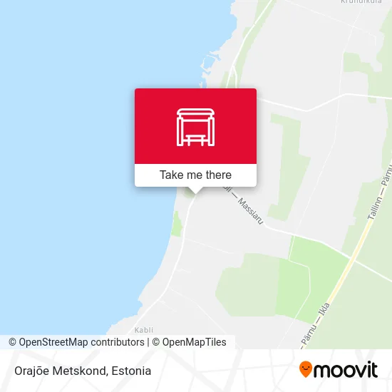 Карта Orajõe Metskond