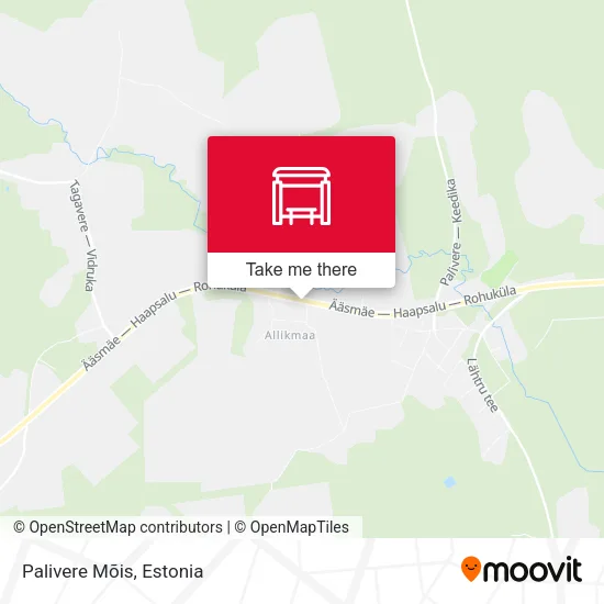 Карта Palivere Mõis