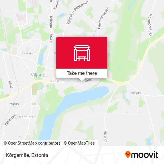 Карта Kõrgemäe