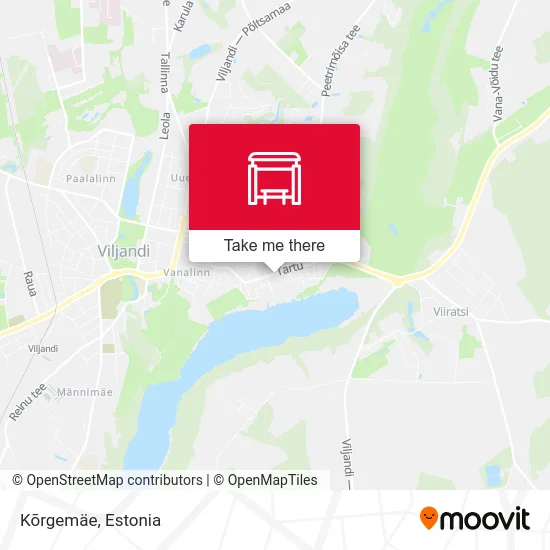 Карта Kõrgemäe