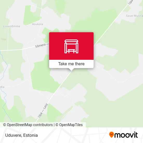 Карта Uduvere