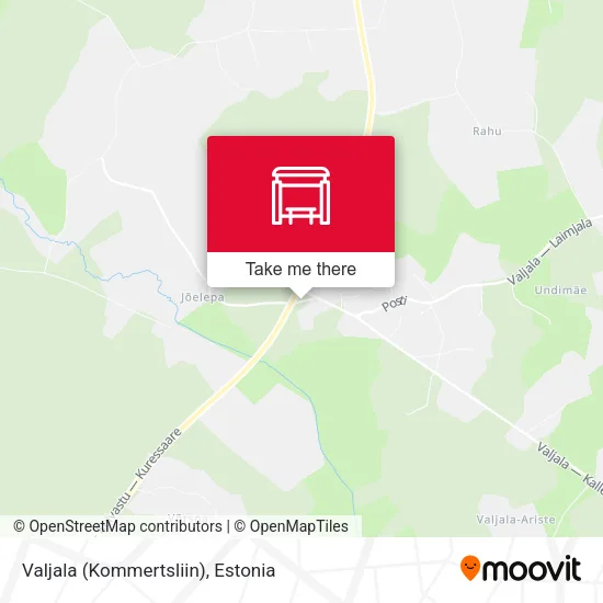 Карта Valjala (Kommertsliin)