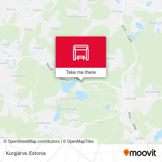Карта Kurgjärve