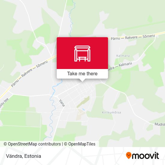 Карта Vändra