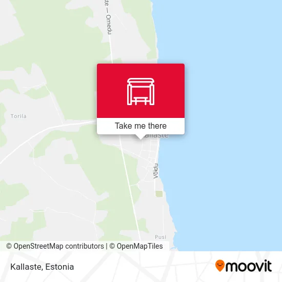 Карта Kallaste