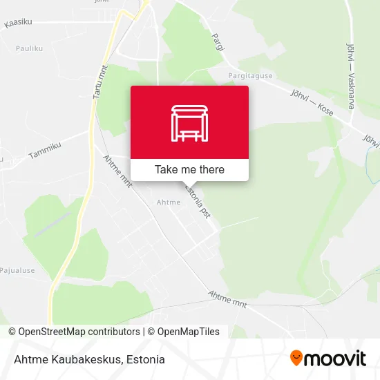 Карта Ahtme Kaubakeskus