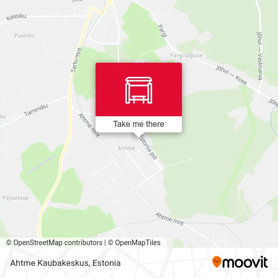 Карта Ahtme Kaubakeskus