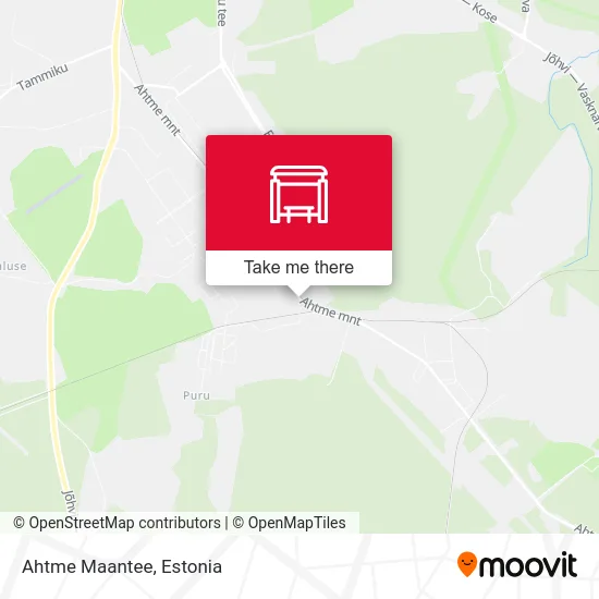 Карта Ahtme Maantee