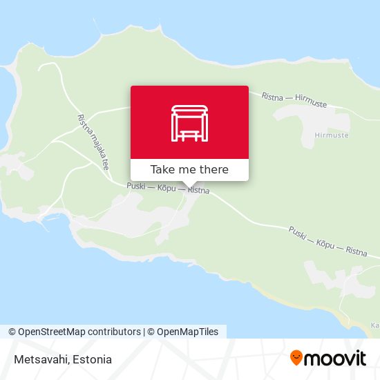 Metsavahi map