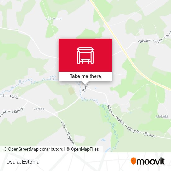 Карта Osula