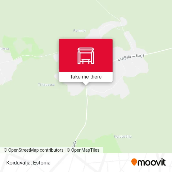 Карта Koiduvälja