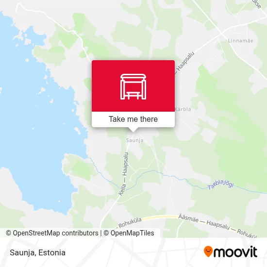 Saunja map