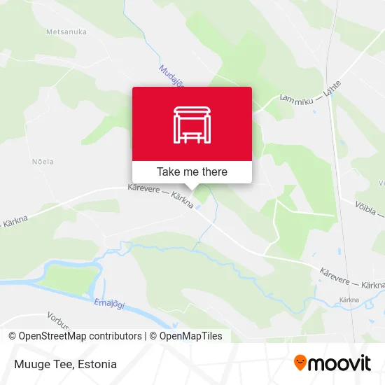 Карта Muuge Tee