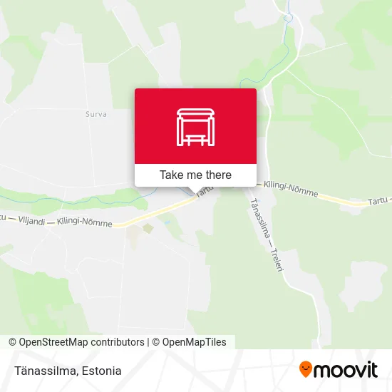 Карта Tänassilma