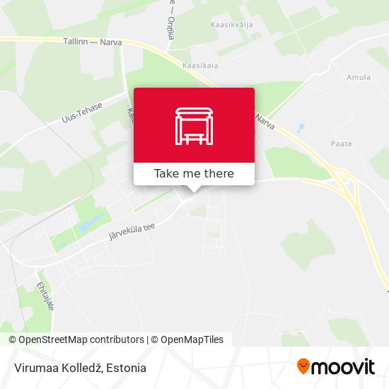 Virumaa Kolledž map