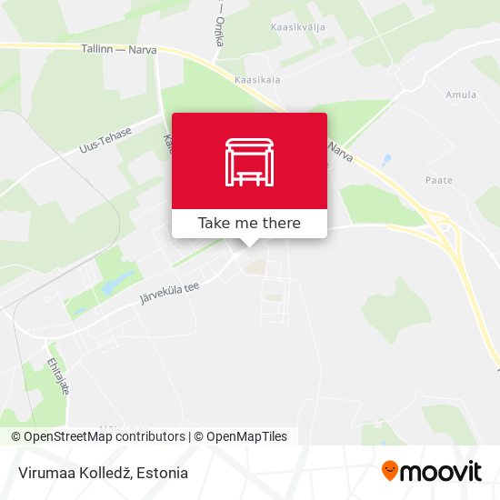 Virumaa Kolledž map