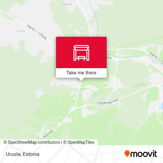 Карта Uruste