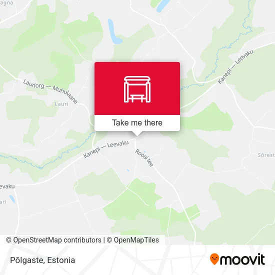 Карта Põlgaste
