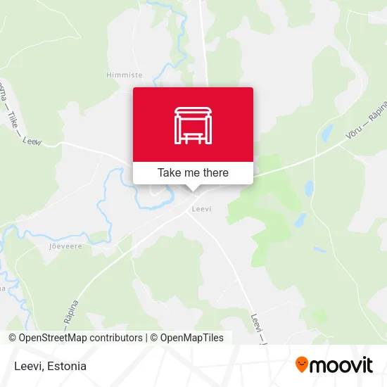 Leevi map