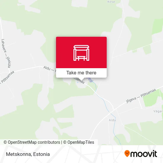 Карта Metskonna