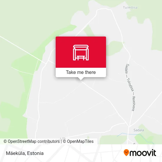Карта Mäeküla