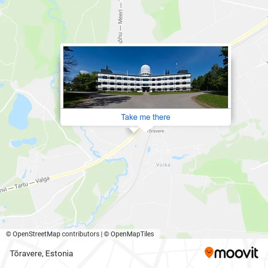 Карта Tõravere