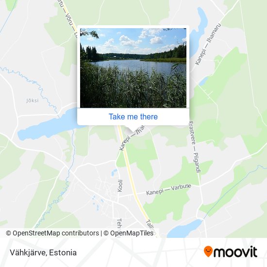 Vähkjärve map