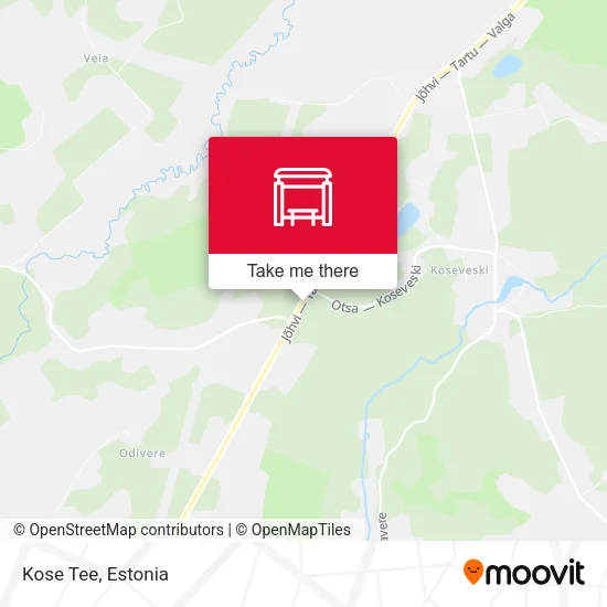 Карта Kose Tee