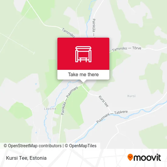 Карта Kursi Tee